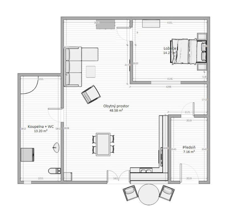Statek U Krizu Appartement Stare Sedliste Buitenkant foto